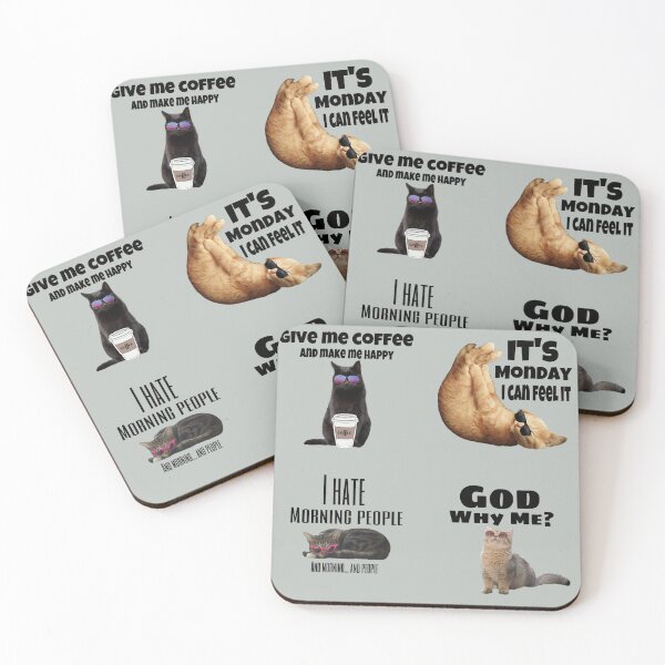 Item preview, Cat Stickers packs designed and sold by CatwithSpecs.