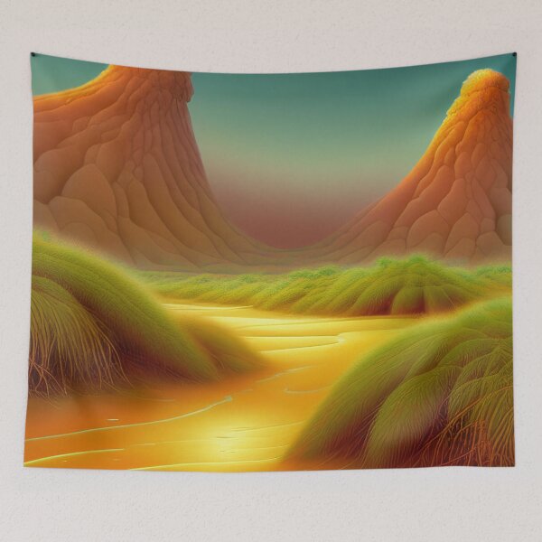 Item preview, Digital Painting Of a Lush Wet Natural Jungle designed and sold by NatureFood.