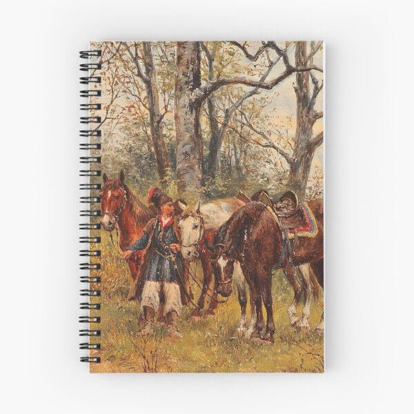 Item preview, Patrol of Cossacks | Ludwig Gedlek | 1899 Russian History Art designed and sold by CJET.