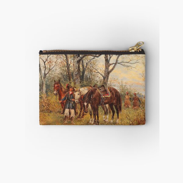 Item preview, Patrol of Cossacks | Ludwig Gedlek | 1899 Russian History Art designed and sold by CJET.