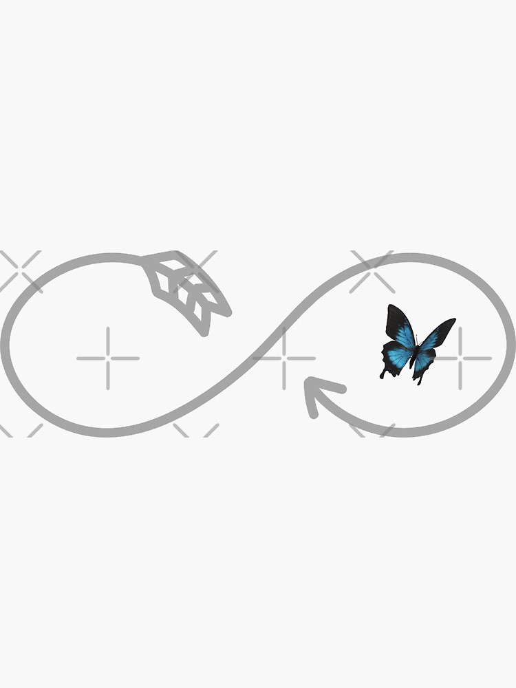 "Infinity" Sticker for Sale by ruviniud Redbubble