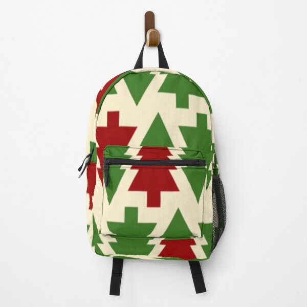 Item preview, GREEN RED CHRISTMAS PINE TREE ILLUSTRATION designed and sold by CheeryDK.