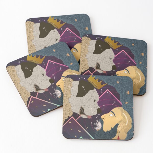 Item preview, Tarot, Major Arcana #00, The Fool - Long hair man with a dog designed and sold by CalMaArt.