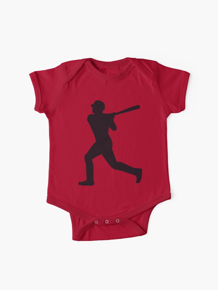 Baseball Player Silhouette - Batter - Black Kids T-Shirt for Sale