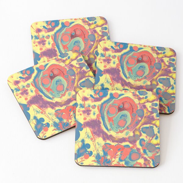 Item preview, colorful psychedelic probiotic selfie designed and sold by mischiefmartian.
