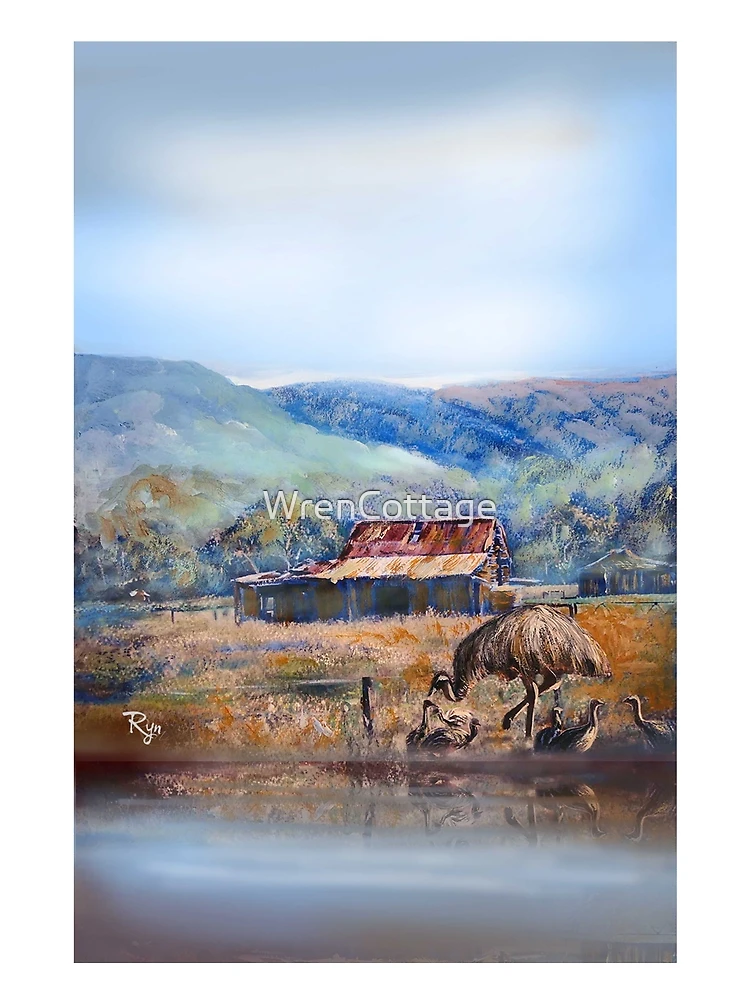 Imagen 4 de 4, Camiseta gráfica con la obra Reflexiones rurales, diseñada y vendida por WrenCottage.