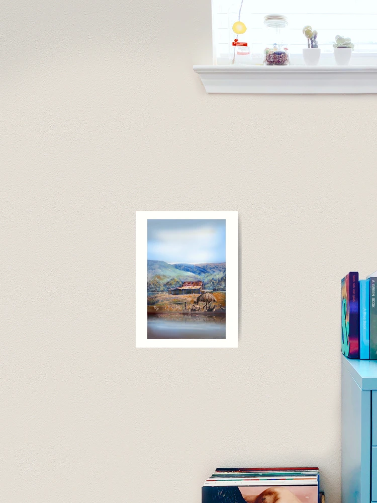 Thumbnail 2 of 3, Art Print, Rural Reflections designed and sold by WrenCottage.