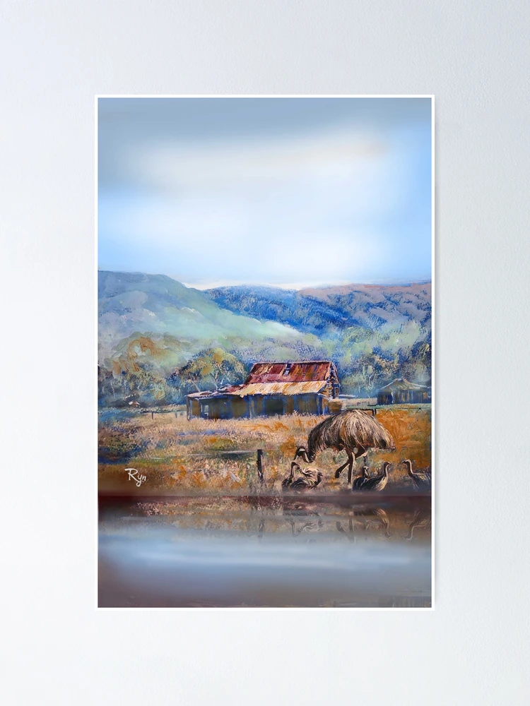 Thumbnail 1 of 3, Poster, Rural Reflections designed and sold by WrenCottage.
