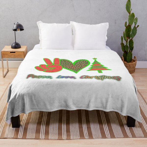 Item preview, Pease, Love, Christmas designed and sold by Traveltejas.