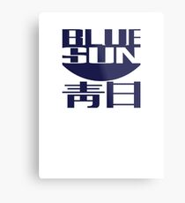 Blue Sun (original) Metal Print