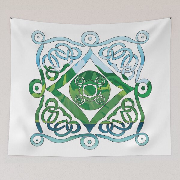 Item preview, Verdant Mountains Celtic Knot designed and sold by damonasplace.