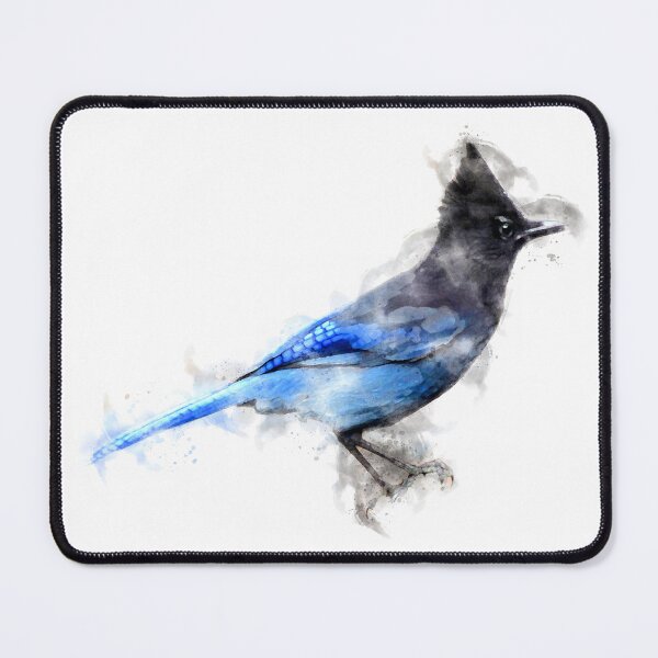 Item preview, Steller's Jay Watercolour Artwork designed and sold by Typeglyphs.