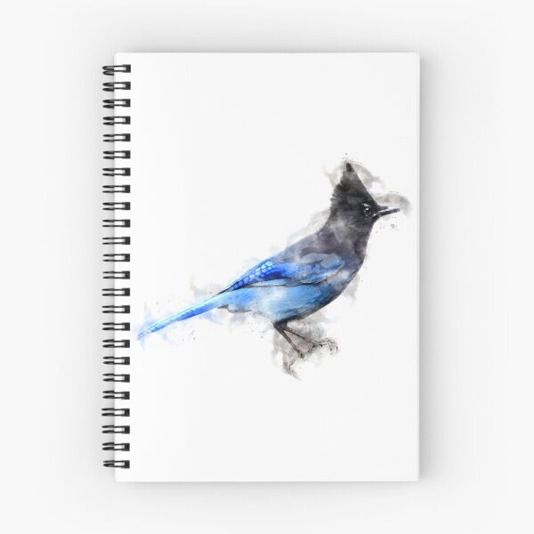 Item preview, Steller's Jay Watercolour Artwork designed and sold by Typeglyphs.