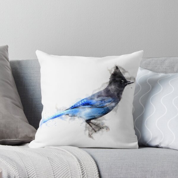 Item preview, Steller's Jay Watercolour Artwork designed and sold by Typeglyphs.