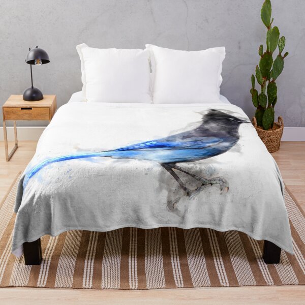 Item preview, Steller's Jay Watercolour Artwork designed and sold by Typeglyphs.