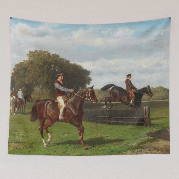Item preview, The Riding Exercise | Otto van Thoren | 1880 Horse Racing Art designed and sold by CJET.