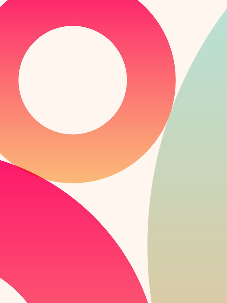 Thumbnail 4 of 4, iPhone Case, Abstract circle gradient pattern designed and sold by chuseco3.