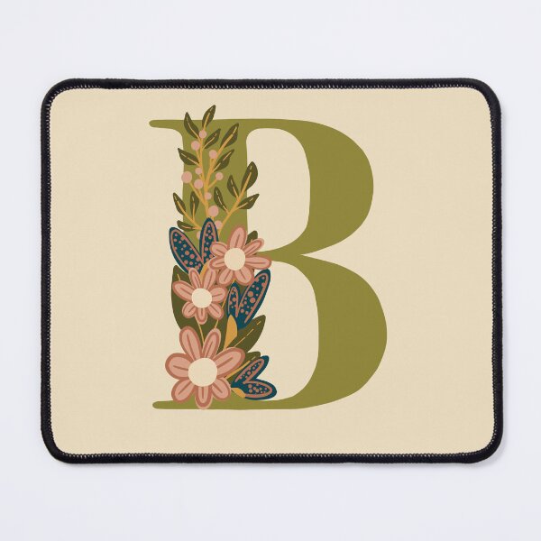 Artikelvorschau, Blumenmonogramm B entworfen und verkauft von NewBranchStudio.