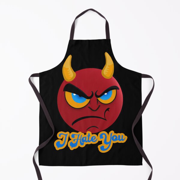 Item preview, Funny Retro I Hate You Devil Emoji Shirt designed and sold by jamie Omahen.