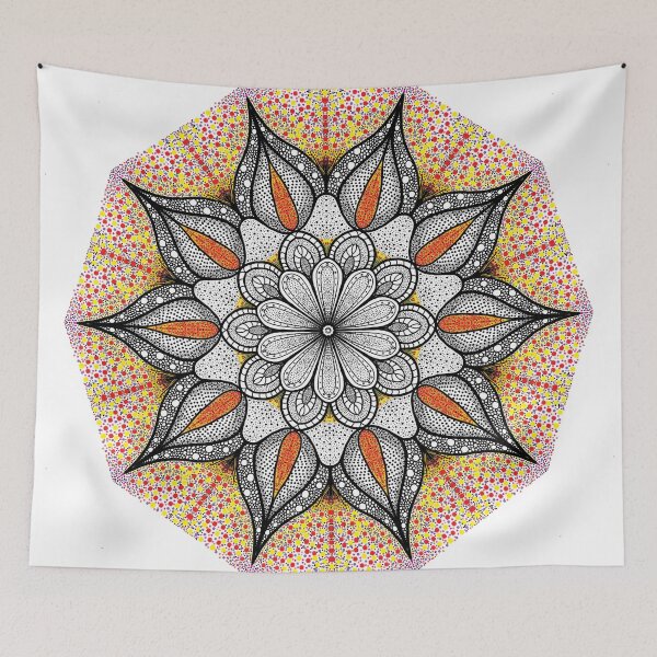 Item preview, mandala pontilism designed and sold by davidxavier.