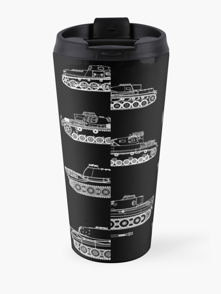 Alternate view of German Panzers of WWII Travel Mug