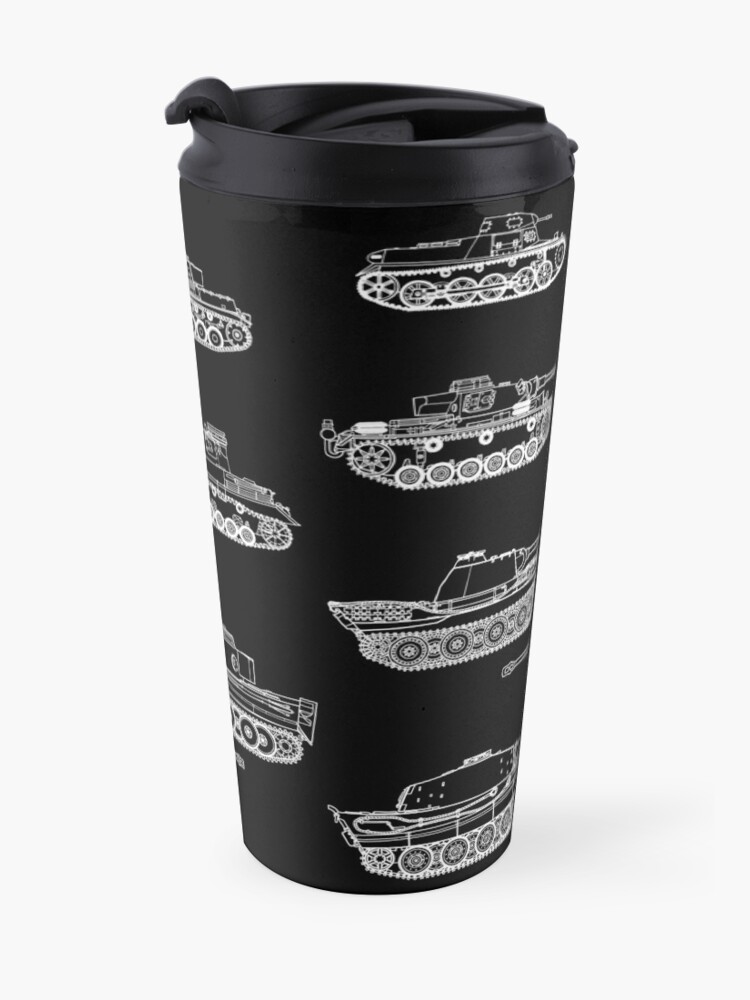 Alternate view of German Panzers of WWII Travel Mug