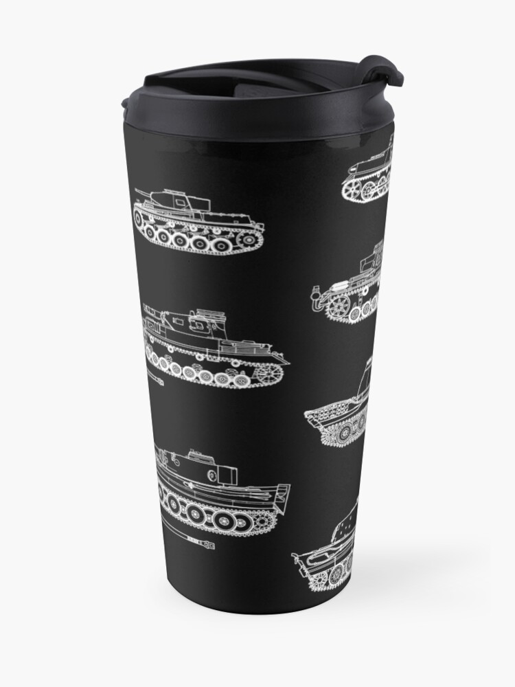 Alternate view of German Panzers of WWII Travel Mug