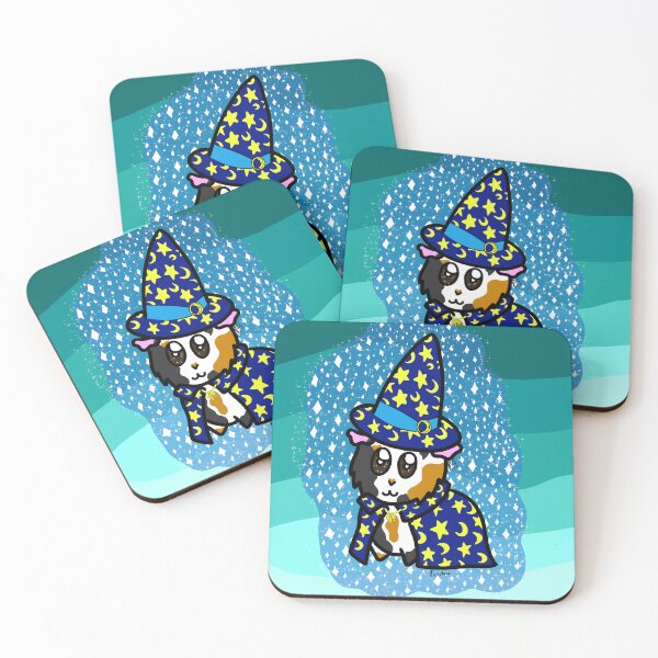 Item preview, Guinea Pig Wizard (Blue) designed and sold by PixieAnne23.