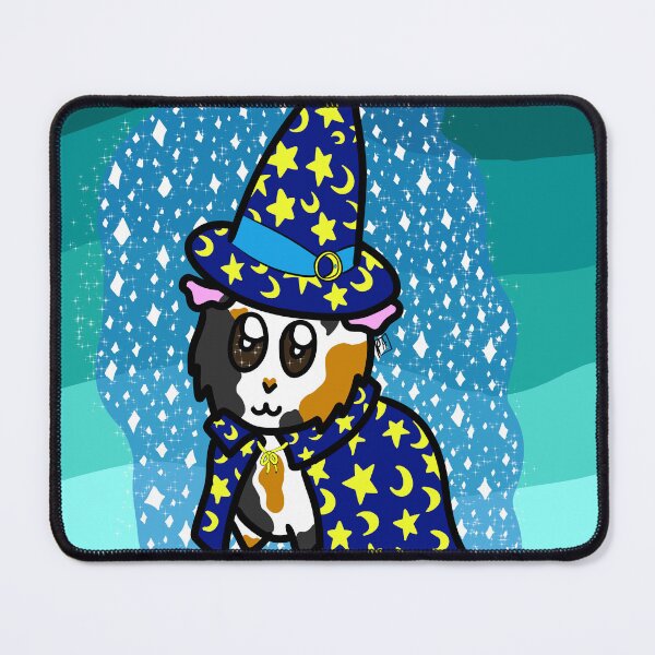 Item preview, Guinea Pig Wizard (Blue) designed and sold by PixieAnne23.