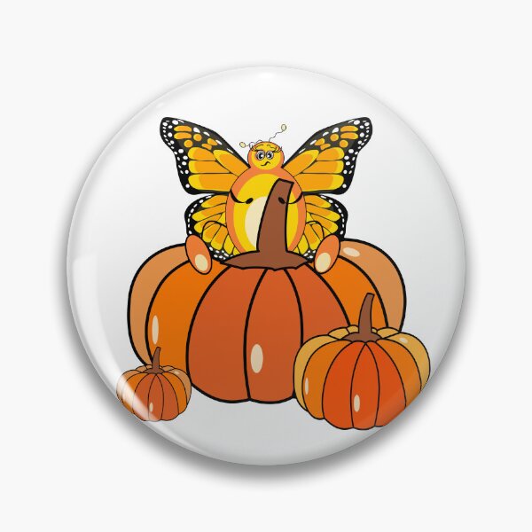 Item preview, Funny butterfly with pumpkins  designed and sold by Mashusha-art.
