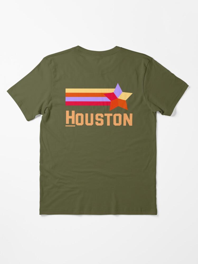  Vintage Houston Texas T-Shirt Houston Strong Stripes