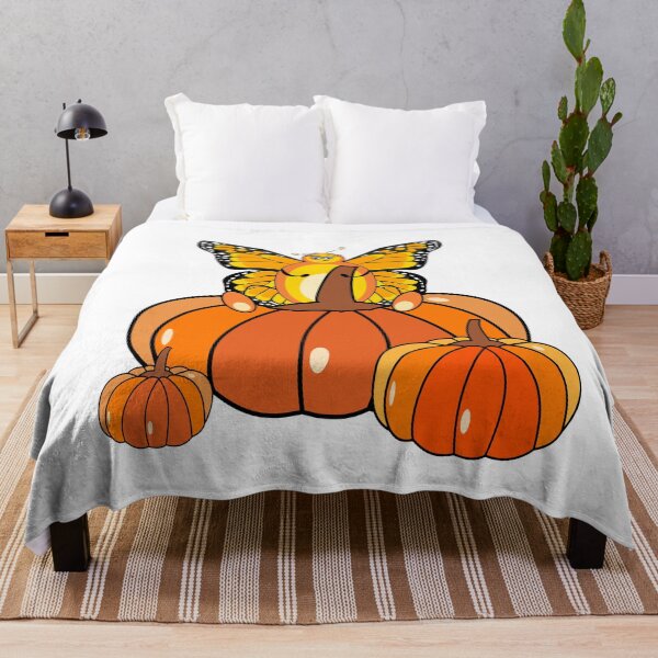 Item preview, Funny butterfly with pumpkins designed and sold by Mashusha-art.