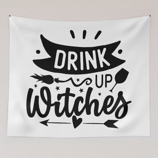 Item preview, Drink Up Witches designed and sold by ataraxiastore.