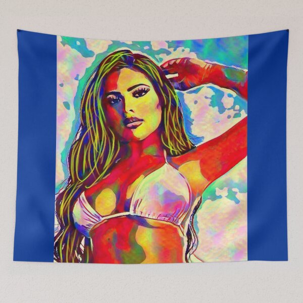 Item preview, Digital painting, beautiful model in bikini designed and sold by pulchritude560.