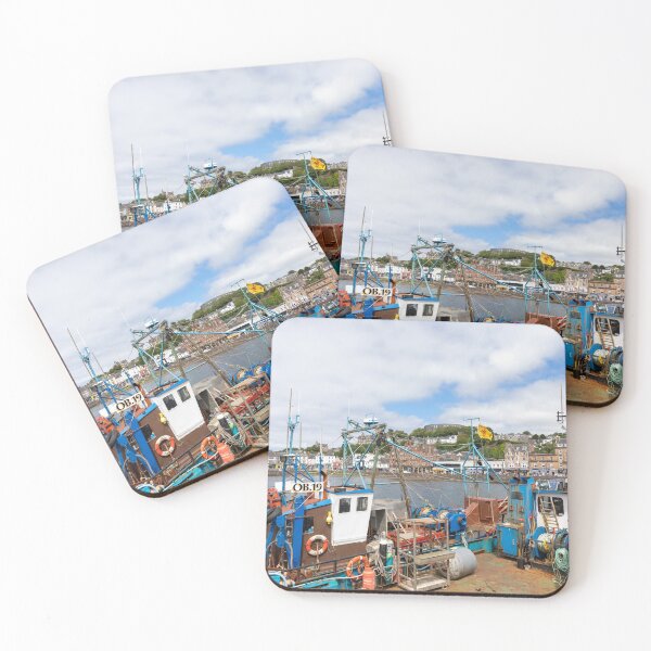 Item preview, Oban town centre and fishing boats Scotland designed and sold by Martin Berry Photography.