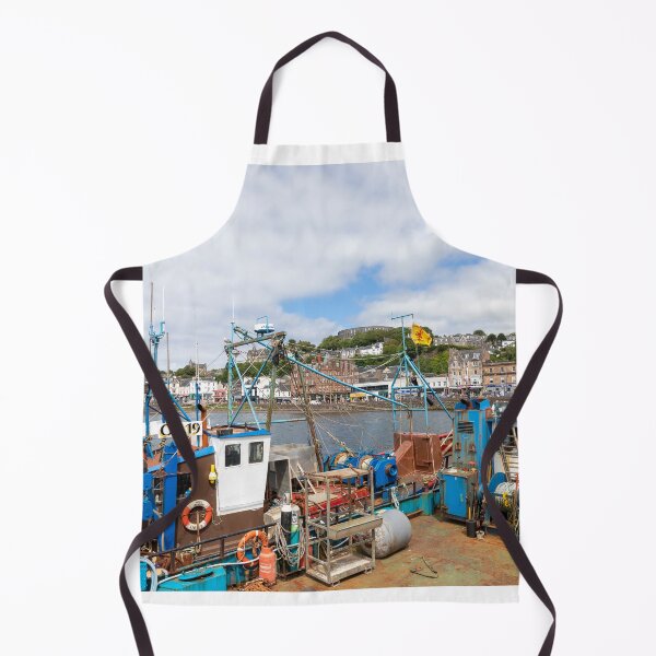 Item preview, Oban town centre and fishing boats Scotland designed and sold by Martin Berry Photography.