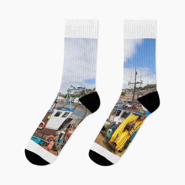 Item preview, Oban town centre and fishing boats Scotland designed and sold by Martin Berry Photography.