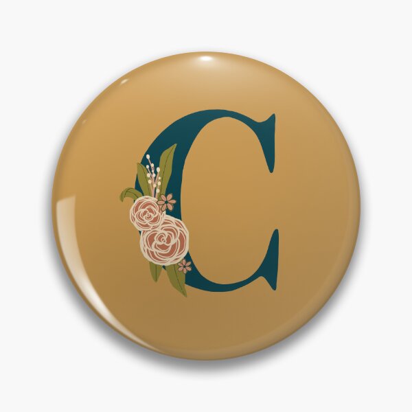 Artikelvorschau, Blumenmonogramm C entworfen und verkauft von NewBranchStudio.