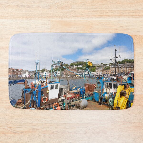 Item preview, Oban town centre and fishing boats Scotland designed and sold by Martin Berry Photography.