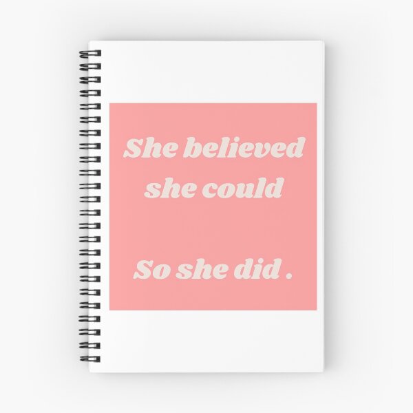 Item preview, She Believed She Could Quote  designed and sold by niconotes.