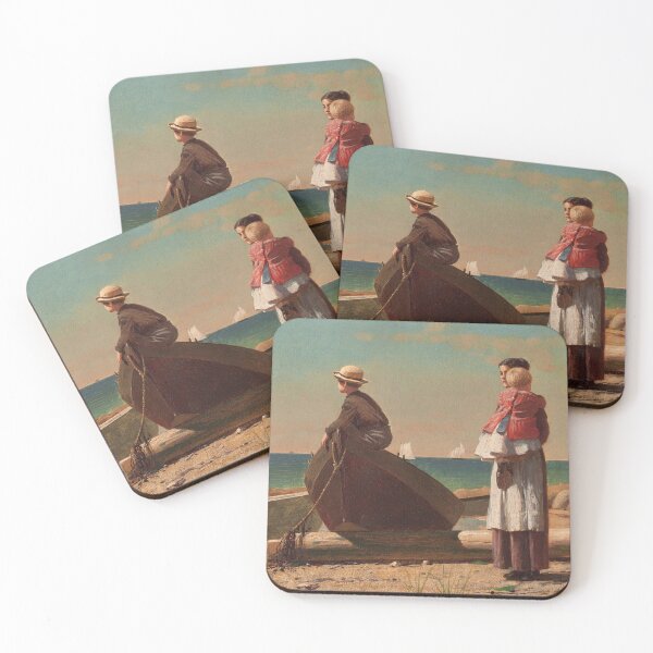 Item preview, Dad's Coming! | Winslow Homer | 1873 American Nautical Art designed and sold by CJET.