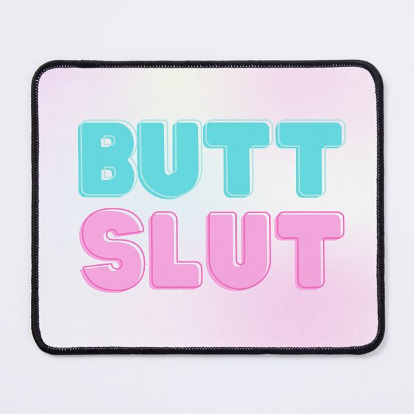 Item preview, Butt Slut Pink and Blue Pastel Bubble Font designed and sold by KinkShoppe.