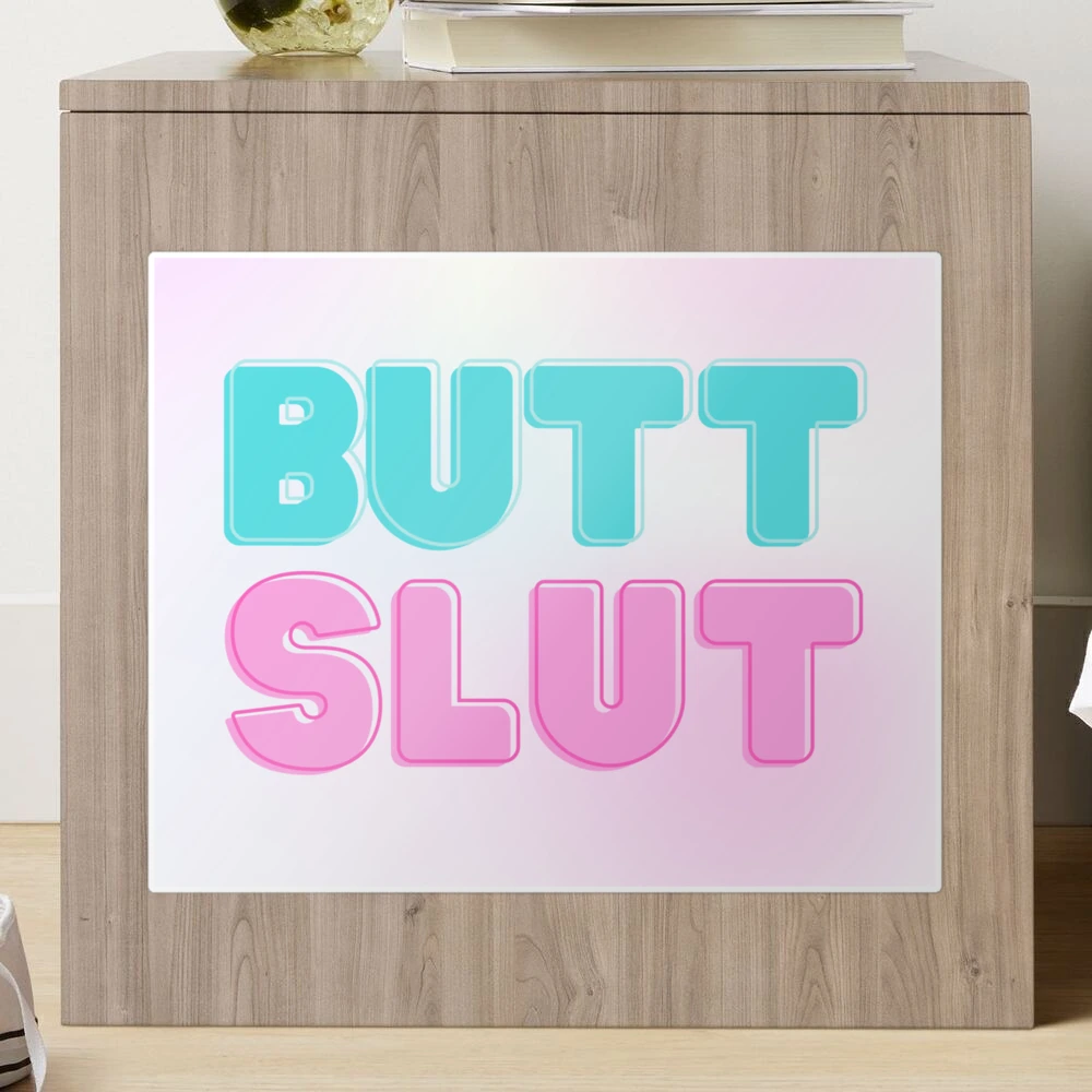 butt slut fetish  Sticker for Sale by KinkShoppe  | Redbubble