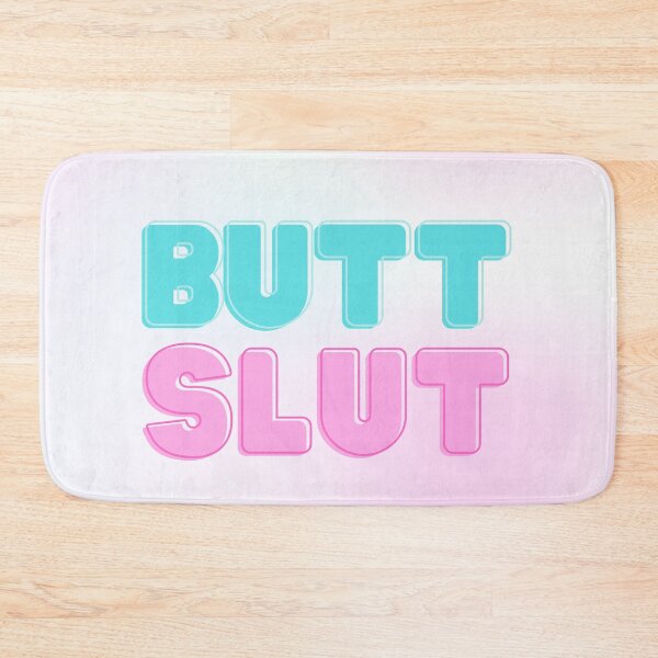 Item preview, Butt Slut Pink and Blue Pastel Bubble Font designed and sold by KinkShoppe.