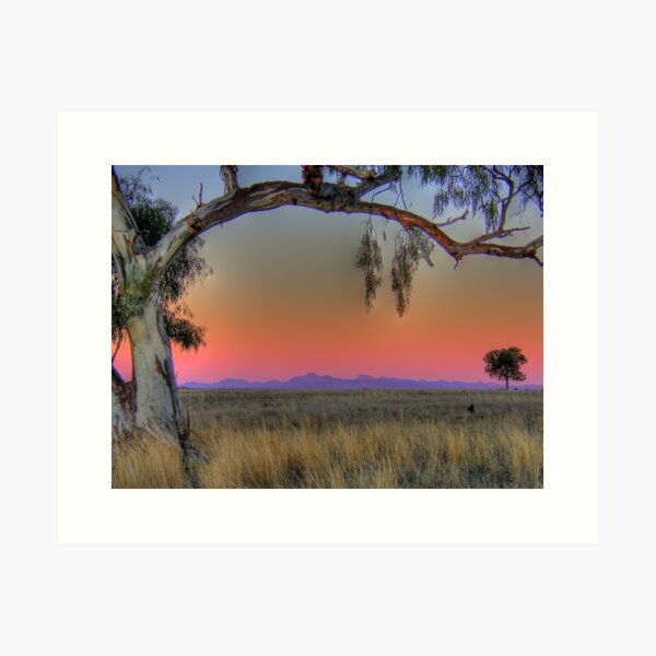 Item preview, The Warrumbungles at dusk designed and sold by pedroski.