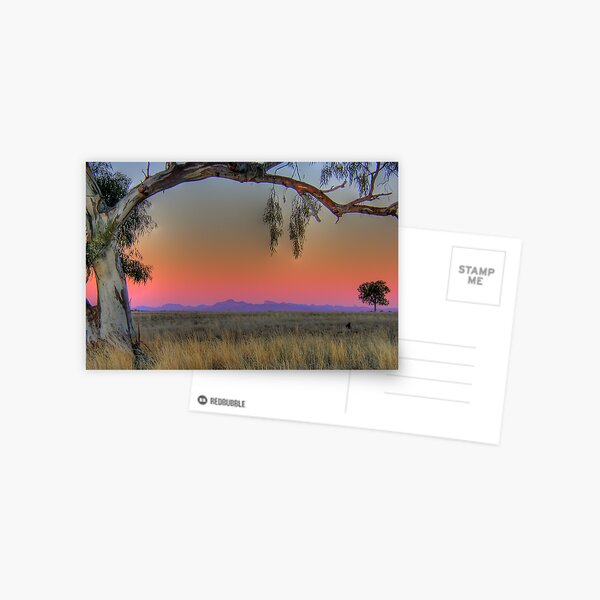 Item preview, The Warrumbungles at dusk designed and sold by pedroski.