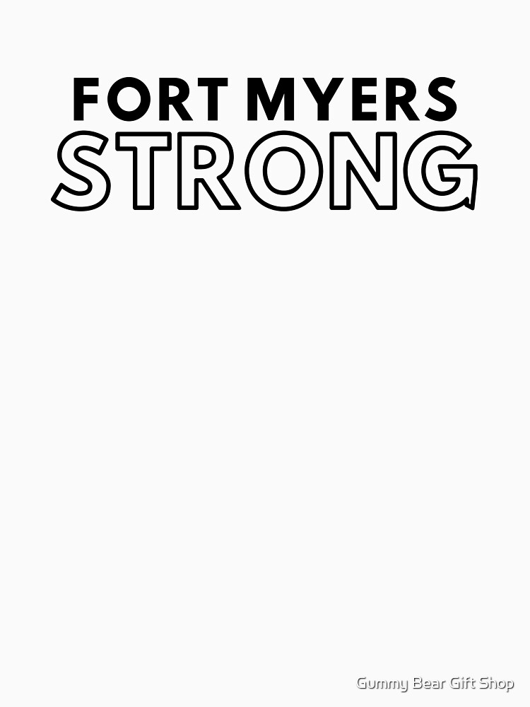 Artwork view, Fort Myers Florida Strong - Hurricane Survivor  designed and sold by Gummy Bear Gift Shop