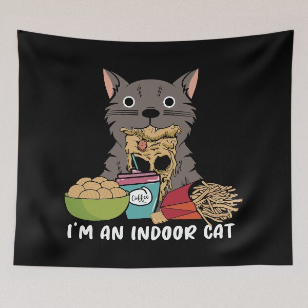 Item preview, I'm An Indoor Cat designed and sold by Scaryzz.