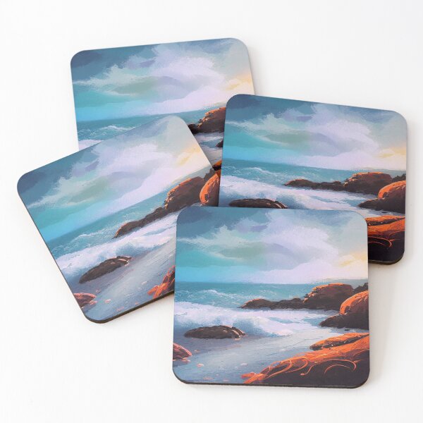 Item preview, Landscape of a Beach designed and sold by TravelingOak.
