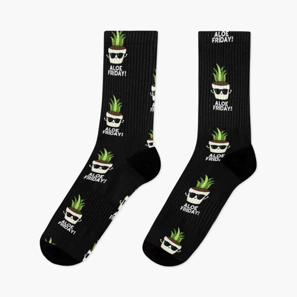 Item preview, Aloe Friday Funny Aloe Vera Plant Puns (Dark BG) designed and sold by punnybone.